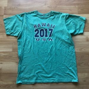 ⚡️3/$15 HAWAII GREEN GRAPHIC TEE